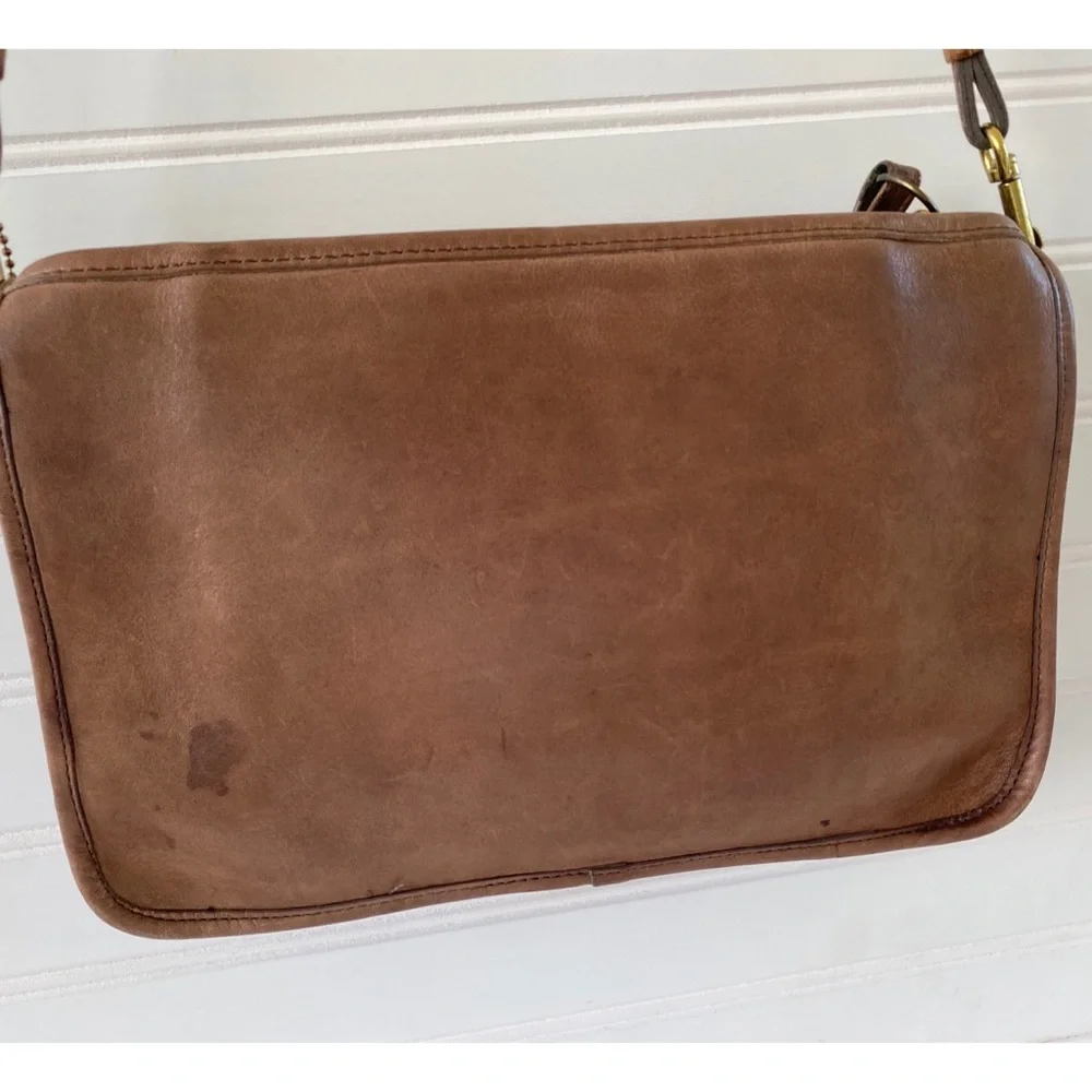 Coach Vintage Putty Bonnie Cashin Basic Shoulder Bag Purse Clutch New York City